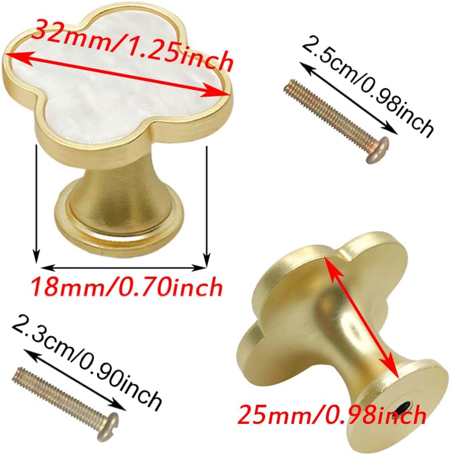 Knob Handles, Door Knobs, Pull Handles, Drawer Handles -Pack of 6 pcs Knob Handles, Door Knobs, Pull Handles, Drawer Handles -Pack of 6 pcs